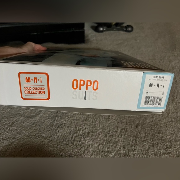 Opposuits Cool Blue Sport Coat Size 40 and Matching Tie NEW in box - Picture 5 of 5